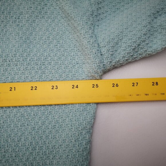 Pennmans Ladies Size Large Loose Fit Mint Green Turtleneck Sweater - Picture 7 of 9